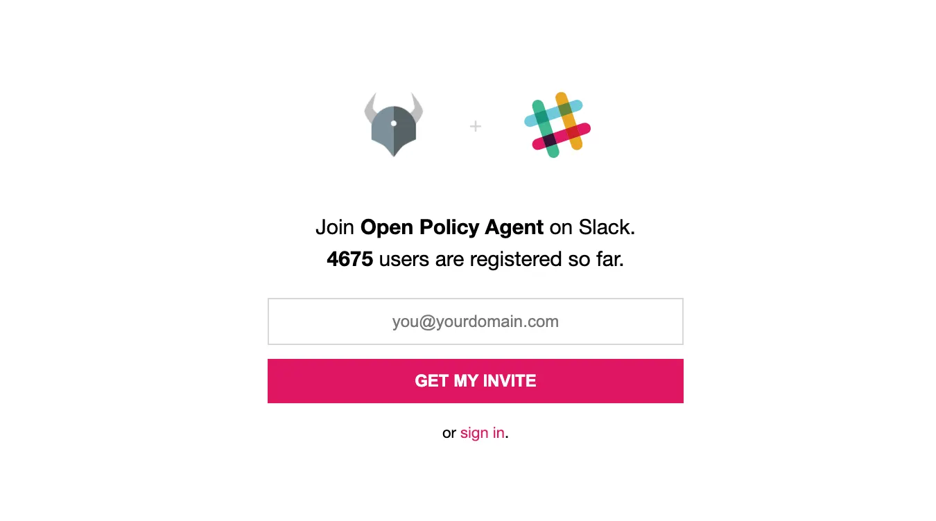 Join Open Policy Agent on Slack