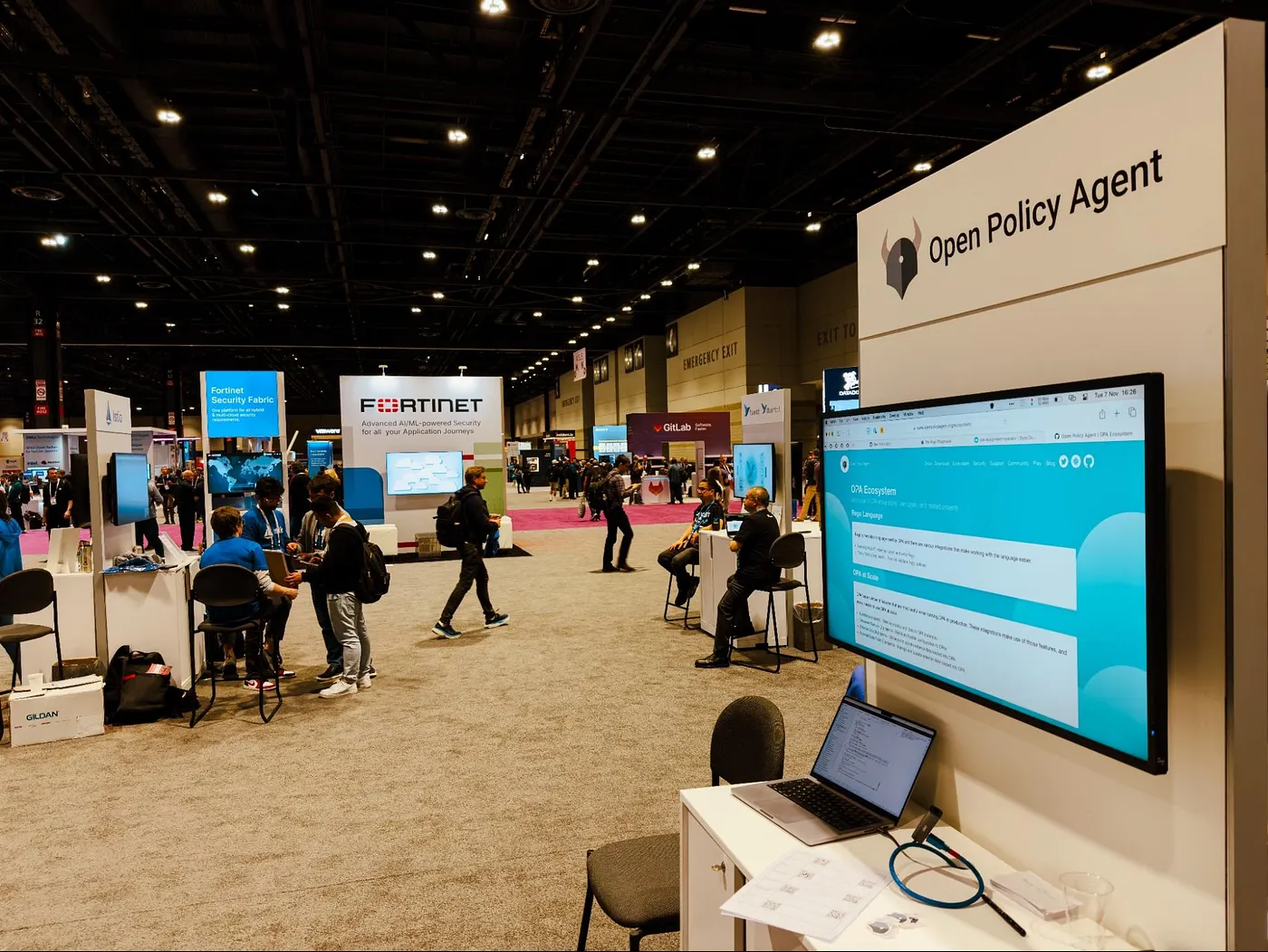 Open Policy Agent kiosk in the project pavilion