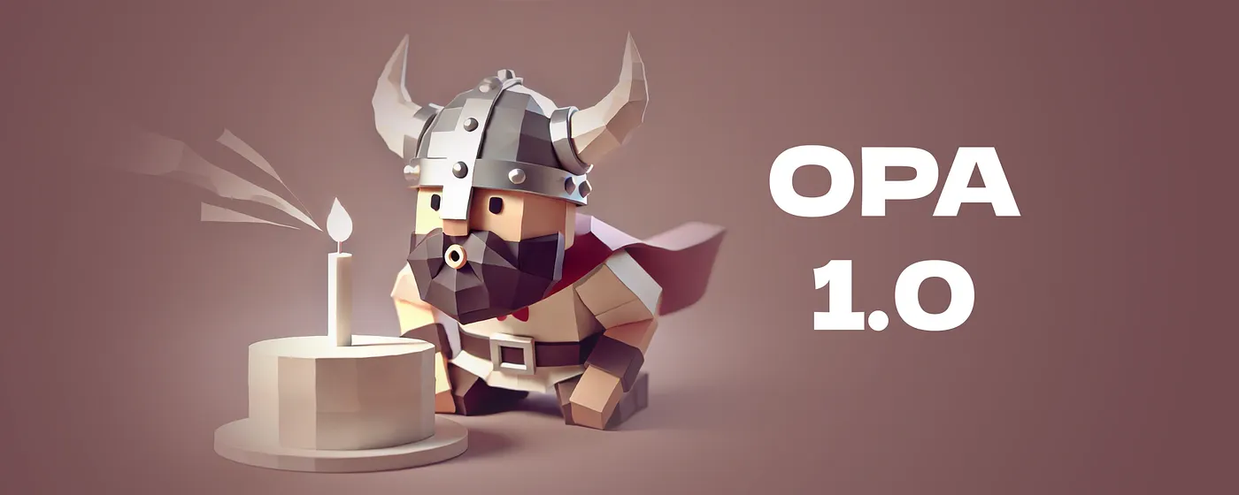 Banner graphic announcing the OPA 1.0 release