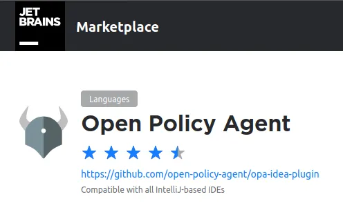 OPA Plugin on the JetBrains marketplace