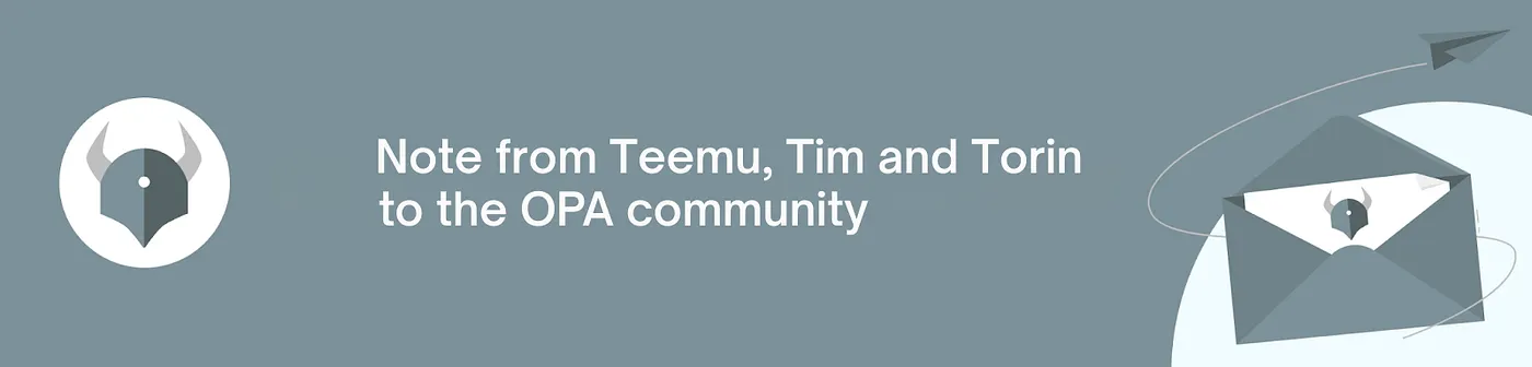 Banner announcing OPA creators joining Apple